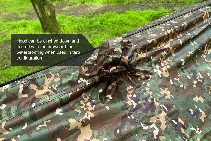 DD HAMMOCKS Poncho Tarp MC Waterdicht Multifunctioneel Camouflage — foto 8