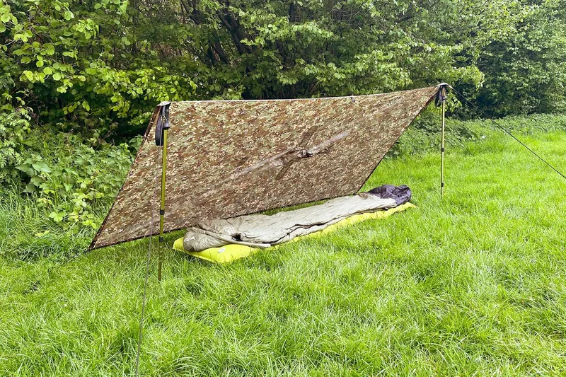 DD HAMMOCKS Poncho Tarp MC Waterdicht Multifunctioneel Camouflage — foto 6