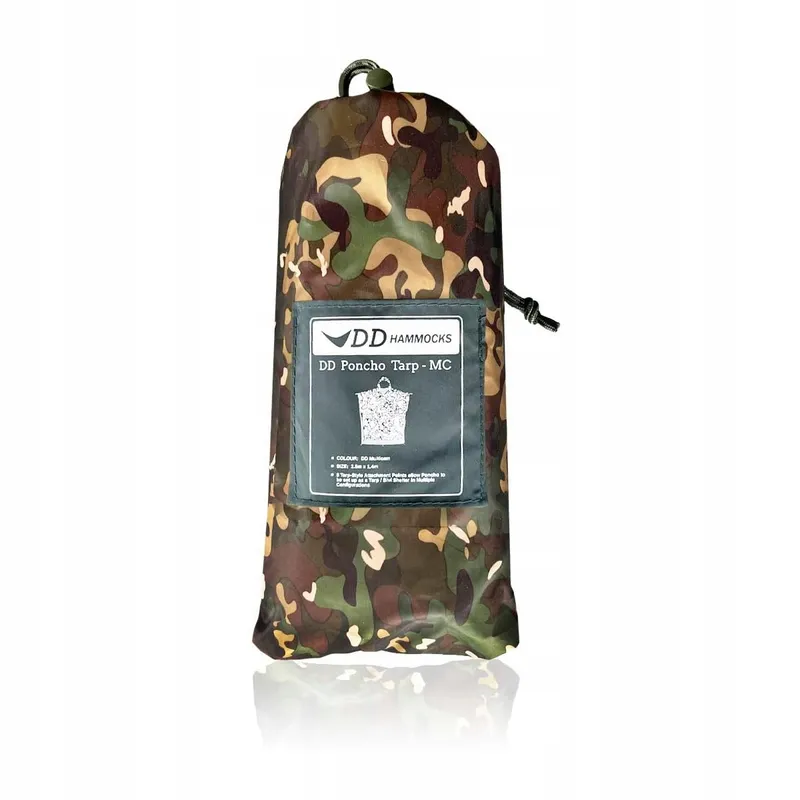 DD HAMMOCKS Poncho Tarp MC Waterdicht Multifunctioneel Camouflage — foto 1