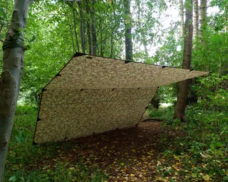 DD HAMMOCKS Waterdichte Tarp Multifunctioneel Camouflage 4x4 — miniatuur 3