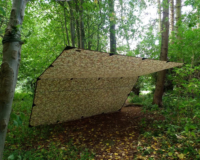 DD HAMMOCKS Waterdichte Tarp Multifunctioneel Camouflage 4x4 — foto 3
