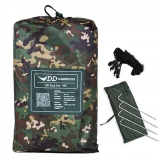 DD HAMMOCKS Waterdichte Tarp Multifunctioneel Camouflage 4x4 — miniatuur 1