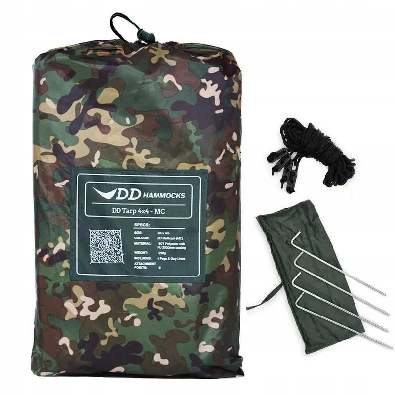 DD HAMMOCKS Waterdichte Tarp Multifunctioneel Camouflage 4x4 — foto 1