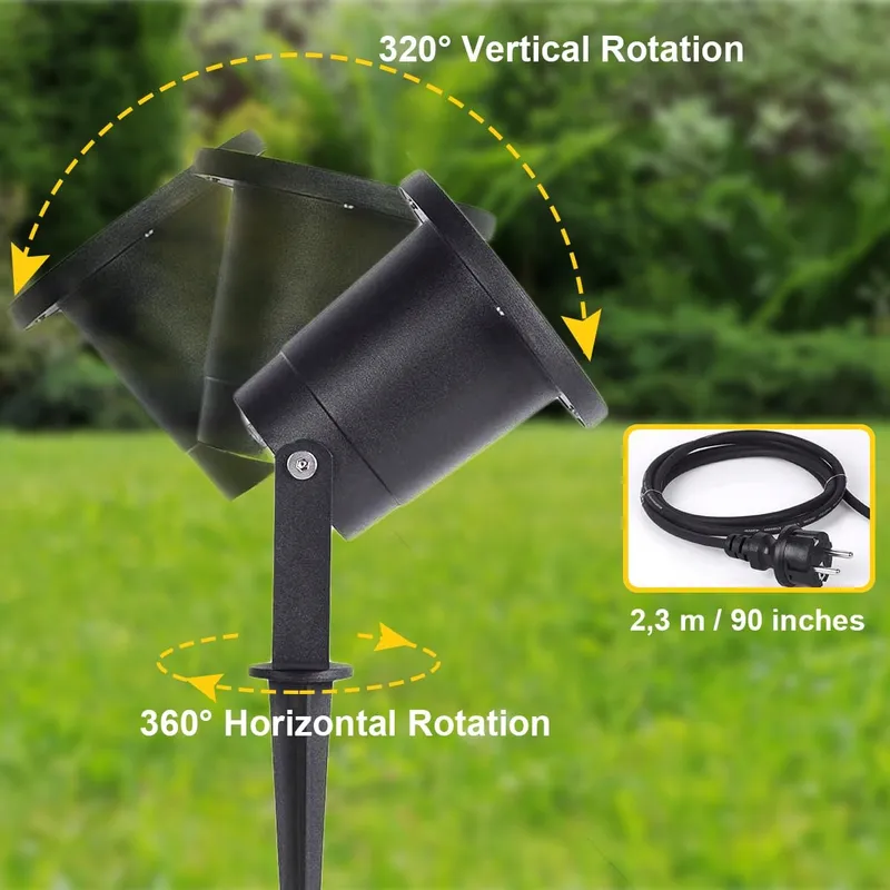 OMSEN Tuinspot GU10 7W IP67 Waterdicht Set 4 Stuks — foto 7