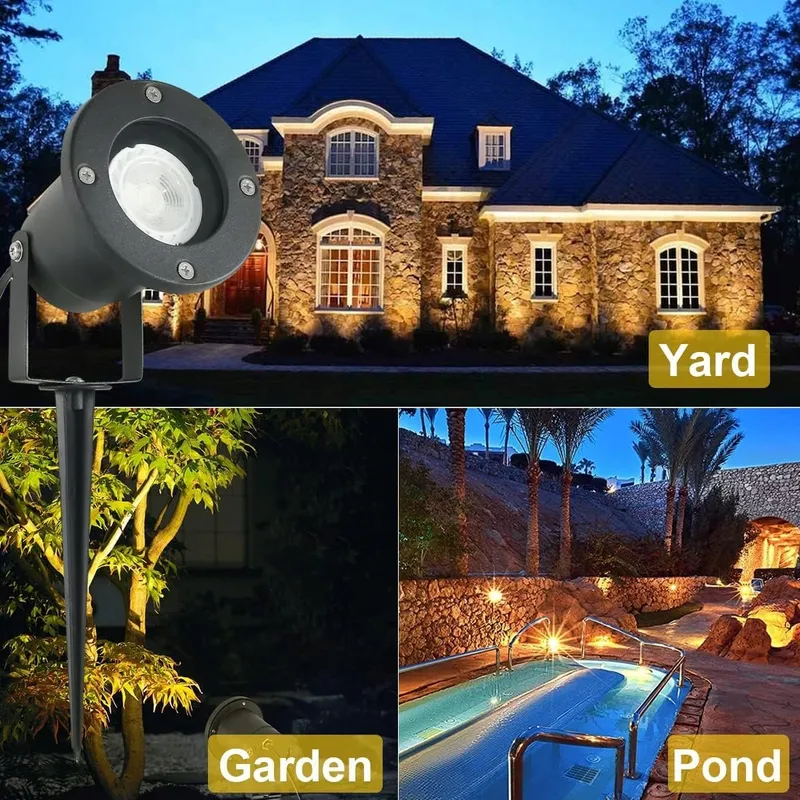 OMSEN Tuinspot GU10 7W IP67 Waterdicht Set 4 Stuks — foto 9