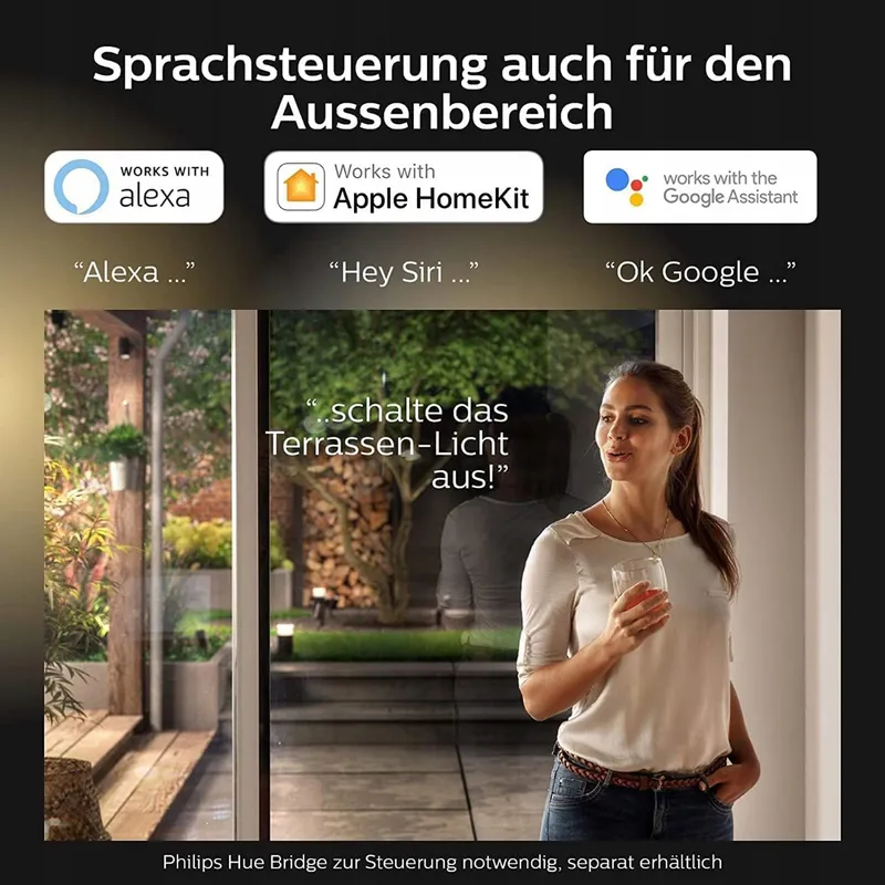 PHILIPS Hue Discover Smart Buitenwandlamp Dimbaar Zwart 2250lm — foto 8