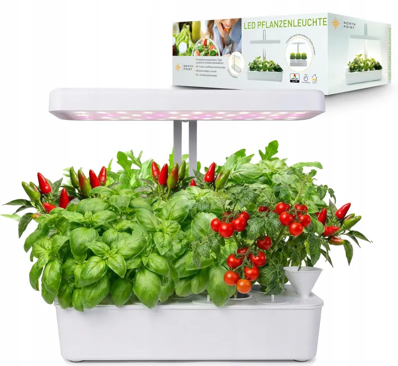 NORTHPOINT LED Plantenlamp Hydrocultuur Kruidentuin Timer 22W 1350lm — foto 1