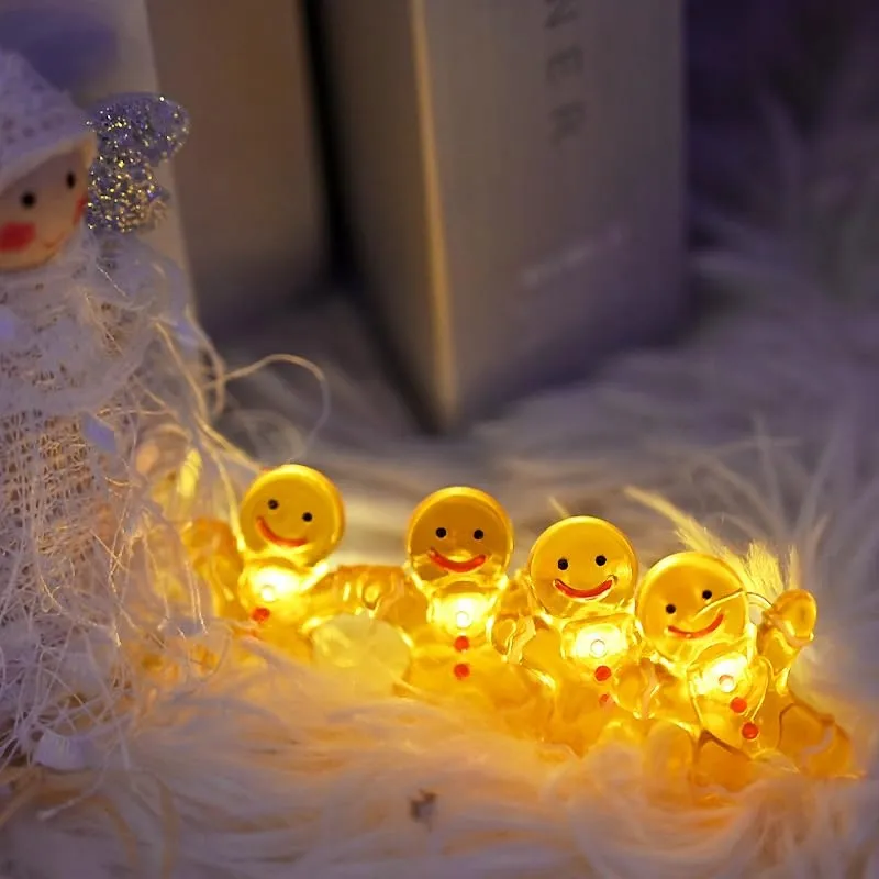 KIIMIIPA Kerst Lichtgordijn Raam Balkon Peperkoek 2m 20 LED — foto 3