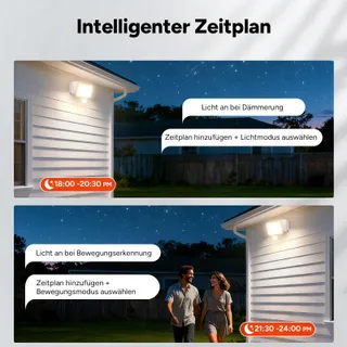 OREIN Smart Schijnwerper Bewegingsmelder App IP65 28W — miniatuur 6
