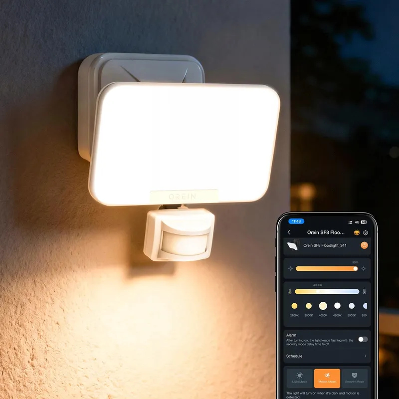OREIN Smart Schijnwerper Bewegingsmelder App IP65 28W — foto 1