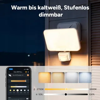 OREIN Smart Schijnwerper Bewegingsmelder App IP65 28W — miniatuur 2