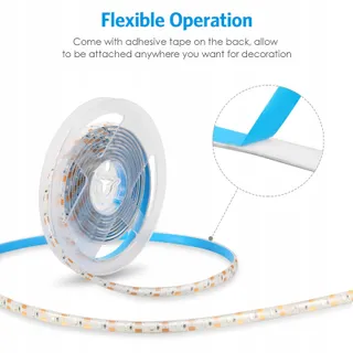 AMIR Solar LED Strip 3m 180 LED IP65 Waterdicht Tuinverlichting — miniatuur 5