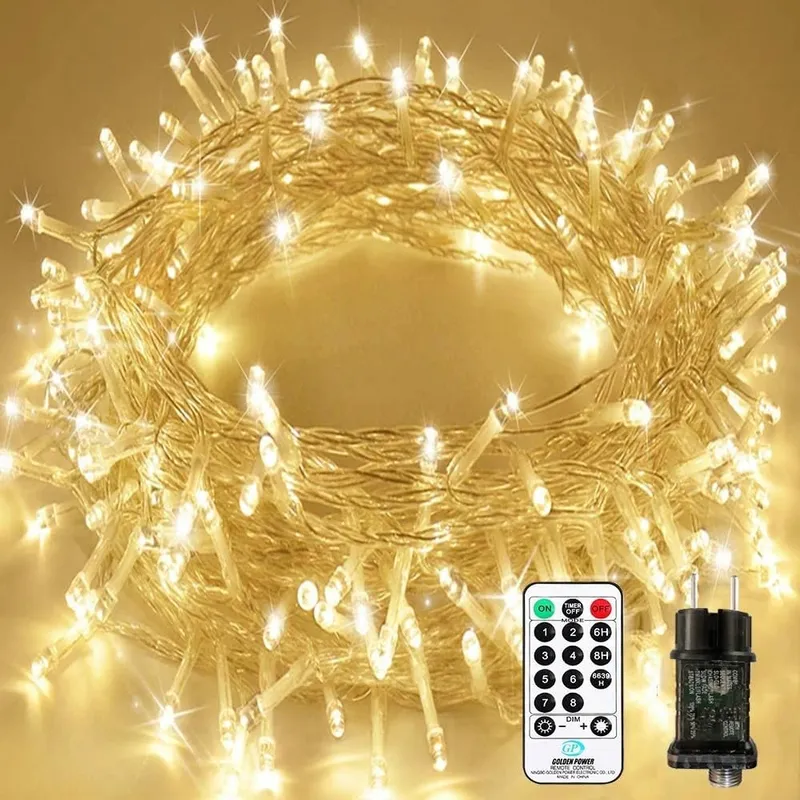NURKOO LED Lichtjes Afstandsbediening Timer Waterdicht Binnen Buiten 25M — foto 1