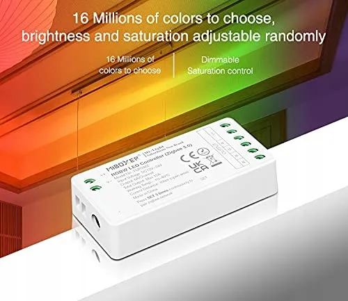 MIBOXER FUT038Z LED Controller RGBW Zigbee Echo App 12V 24V — foto 3