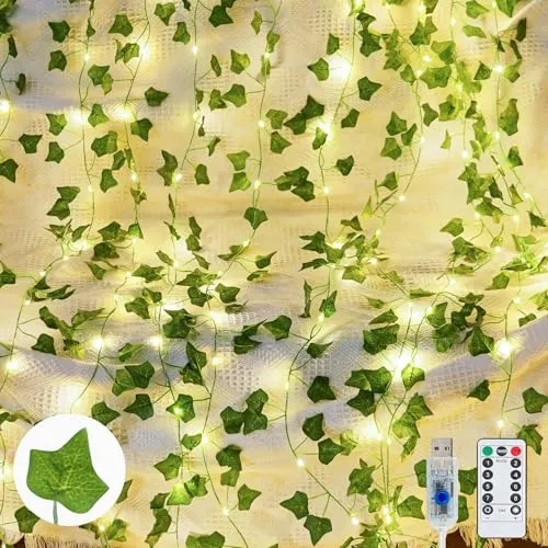 KASZOO LED Klimop Lichtsnoer 200 Stuks USB Batterij — foto 1