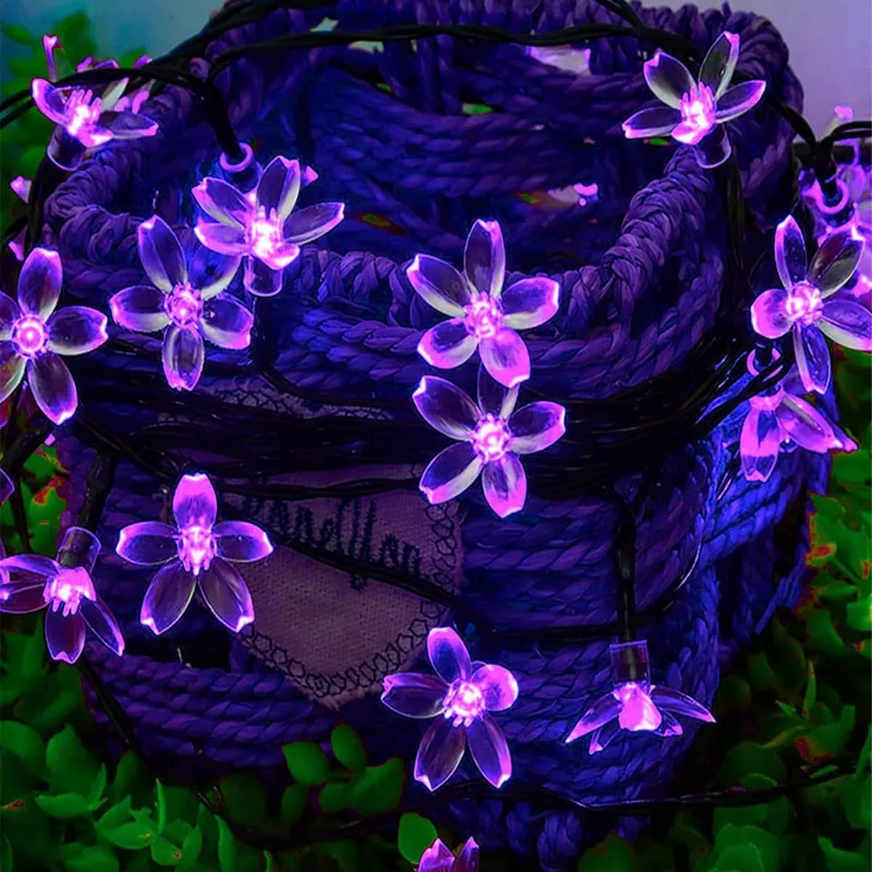 KALEORA Solar Bloemenlichtketting 5M 20 LED Waterdicht Buiten — foto 6