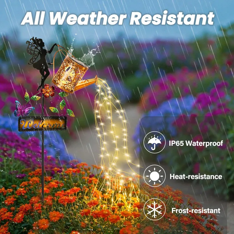 ZKLILI Solar Tuinverlichting Gieter Waterdicht Terras — foto 3
