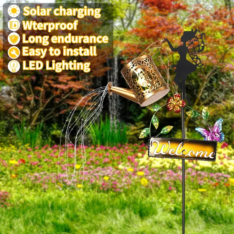 ZKLILI Solar Tuinverlichting Gieter Waterdicht Terras — foto 5