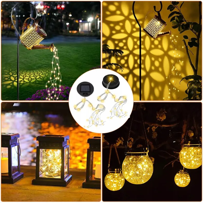 JOYCABIN Set 2 Kappen Voor Solarlampen LED Warm Licht IP65 — foto 7