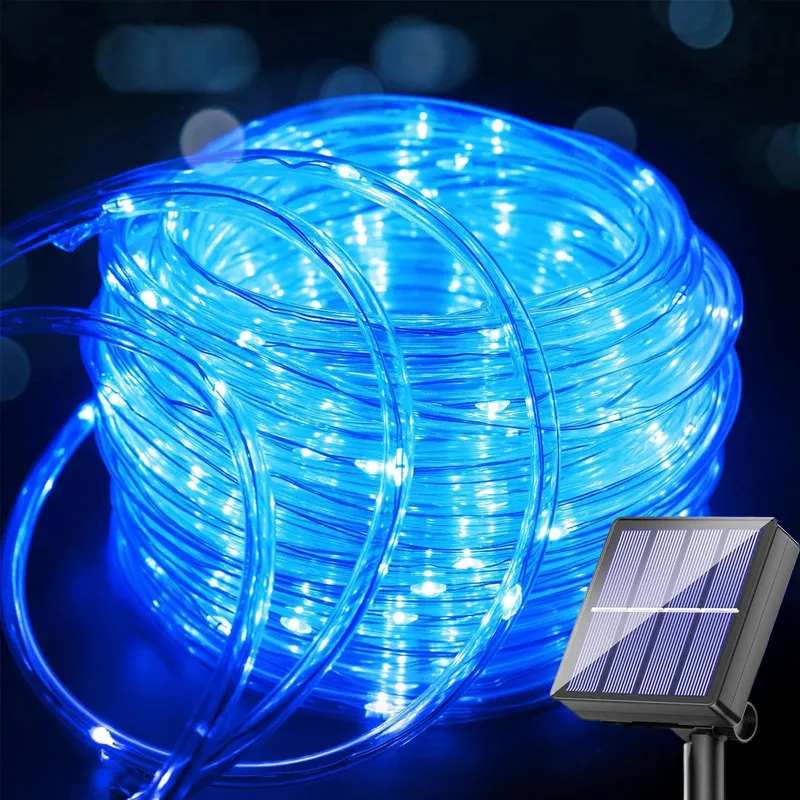 AOFONC Solar LED Lichtslang Buiten Waterdicht 10M 100 LED — foto 1