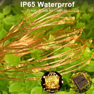 GCSTNN Solar Lichtketting Tuin Waterdicht 10M 100 LED IP65 — miniatuur 5