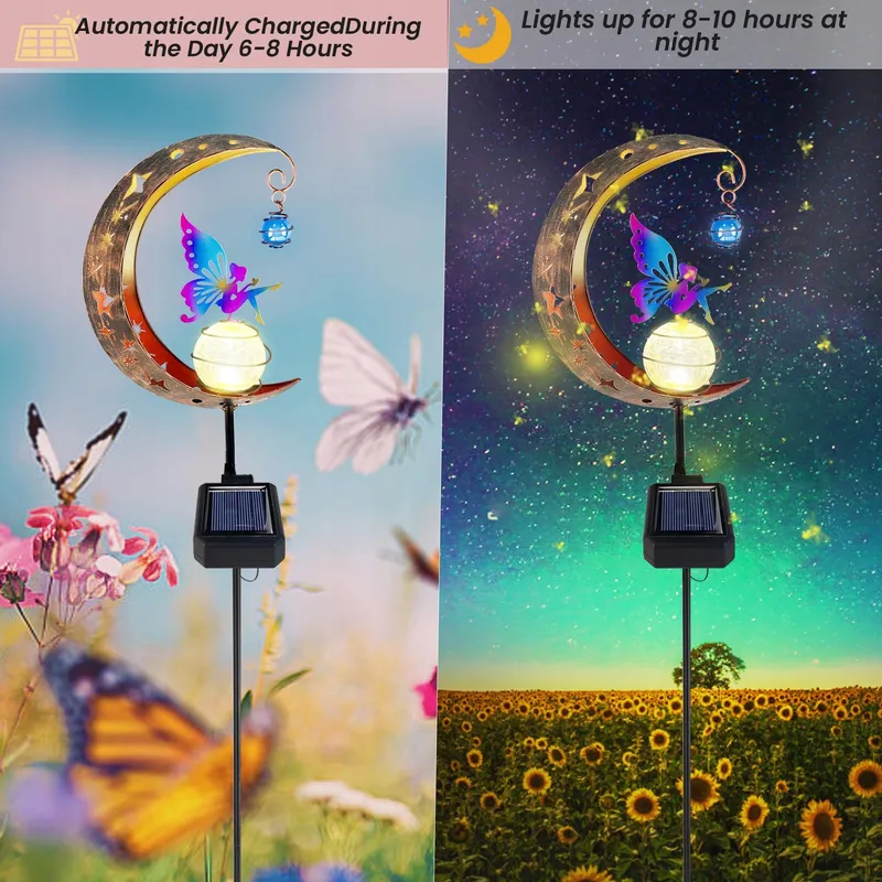 VEEKAY Solar LED Tuinlamp Decoratief Waterdicht Terras Balkon — foto 3