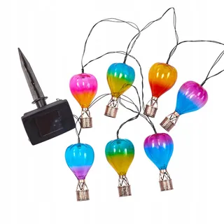 FESTIVE LIGHTS Solar Ballonlamp Buiten Kleurrijk 2,7M 10 LED — miniatuur 6