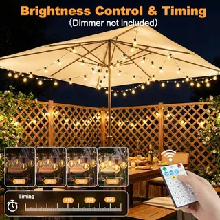 Solar Tuinlichtjes 12M 26 LED Weerbestendig 19 Modi 1800mAh — miniatuur 3