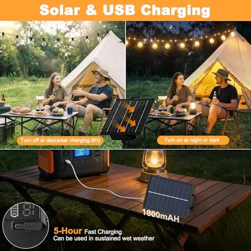 Solar Tuinlichtjes 12M 26 LED Weerbestendig 19 Modi 1800mAh — foto 5