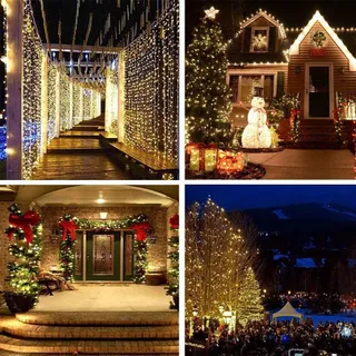 FLINTRONIC Solar Lichtsnoer 32M 300 LED 2x Set Tuin IP64 Waterdicht — miniatuur 8