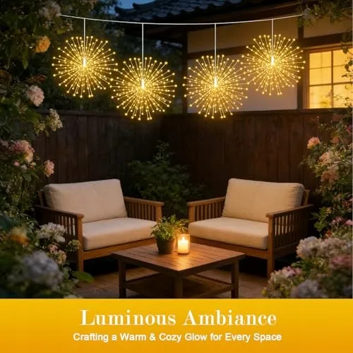 Solar LED Tuinlichtjes 360 LED IP65 Waterdicht Terras Balkon — foto 9