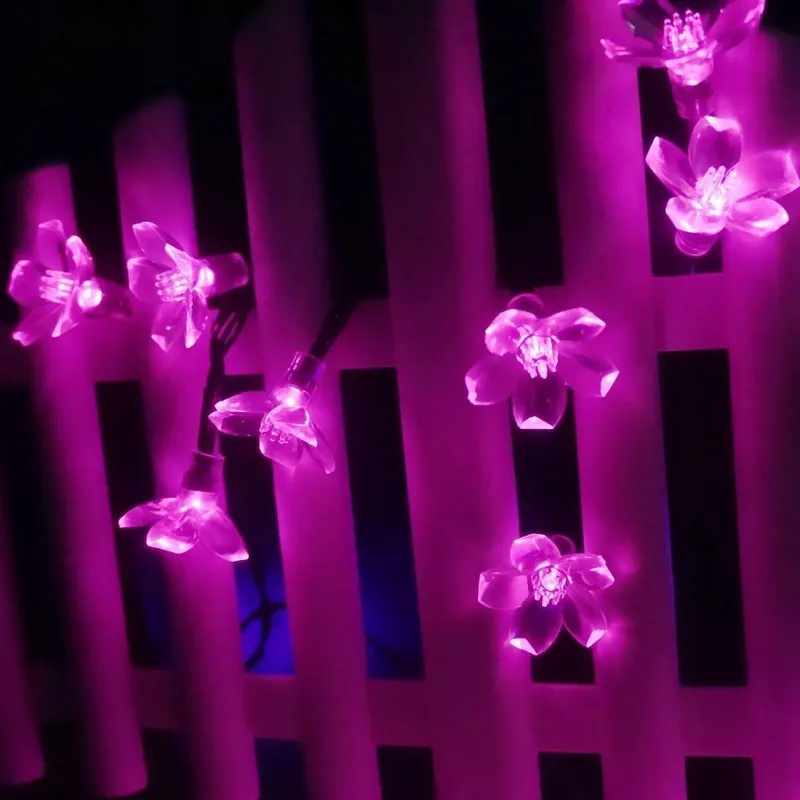 Solar Lichtsnoer Buiten Bloemen 8 Modi 7m 50 LED — foto 4