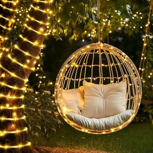 Solar Lichtketting Buiten Waterdicht Warmwit 8 Standen 53m 500 LED — foto 7