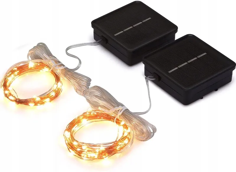 Solar Sterrenlichtjes Tuin Voor Boom Hek Balkon 16 Voet 50 LED — foto 1