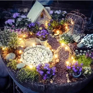 Solar Sterrenlichtjes Tuin Voor Boom Hek Balkon 16 Voet 50 LED — miniatuur 4
