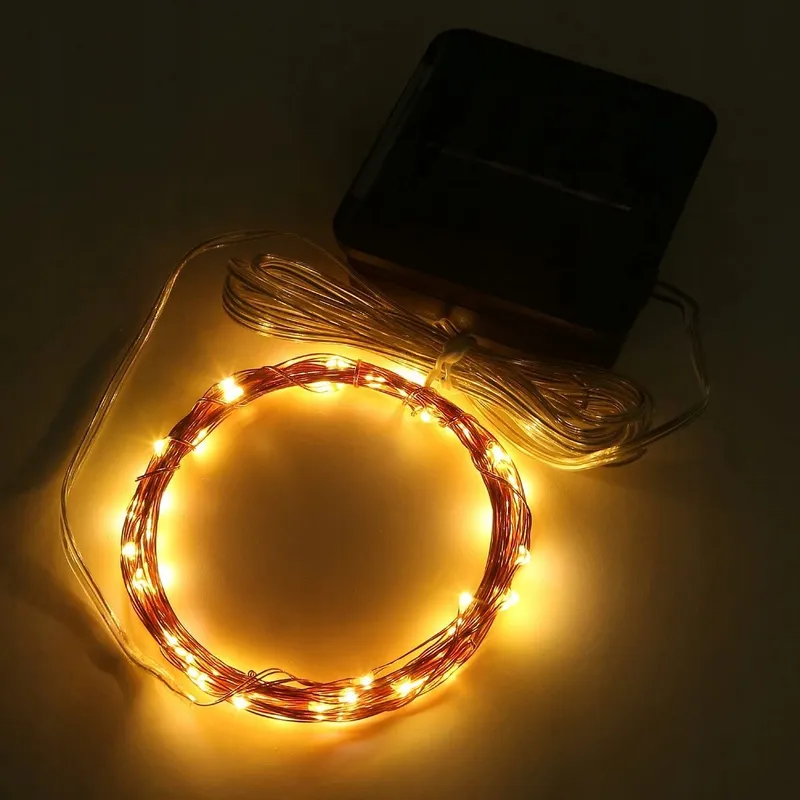 Solar Sterrenlichtjes Tuin Voor Boom Hek Balkon 16 Voet 50 LED — foto 2