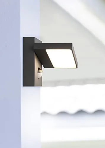 TRIO LEUCHTEN Horton LED Buitenwandlamp met Sensor Antraciet 8W — foto 4