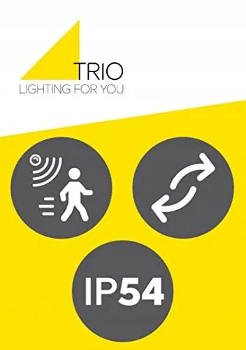 TRIO LEUCHTEN Horton LED Buitenwandlamp met Sensor Antraciet 8W — foto 7