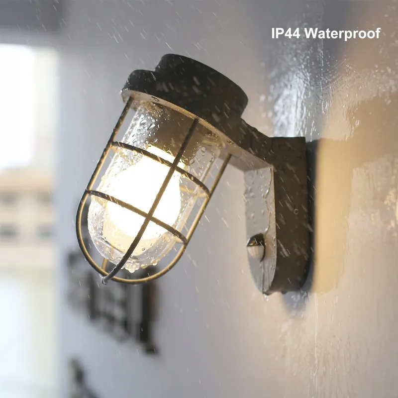 DAWALIGHT Buitenwandlamp Bewegingssensor Waterdicht IP44 — foto 4