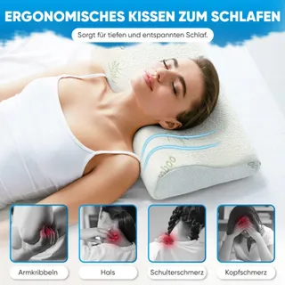 MEMORY FOAM Orthopedisch Kussen voor Zij- en Rugslapers — miniatuur 5