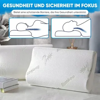 MEMORY FOAM Orthopedisch Kussen voor Zij- en Rugslapers — miniatuur 4