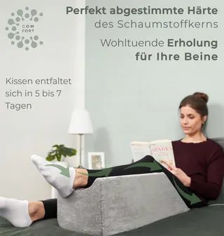 WELL B4 Beenverhogingskussen Wig Ondersteuning Voor Benen En Knieen — miniatuur 2