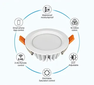 MIBOXER IP54 Waterdichte LED Downlight 6W RGBCCT WiFi — miniatuur 5