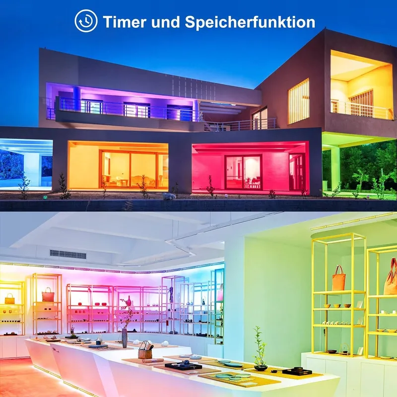 LINKE 42W LED Wallwasher Set 2 RGB Schijnwerper 10 Kleuren IP66 Waterdicht — foto 4