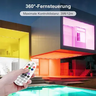 LINKE 42W LED Wallwasher Set 2 RGB Schijnwerper 10 Kleuren IP66 Waterdicht — miniatuur 2