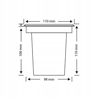 LEDSCOMDE Set 6 Lampen RELI Buiten IP67 Zwart 11x11cm GU10 — miniatuur 7