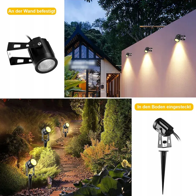 GREENCICK LED Tuinverlichting 6x 1800LM 21m IP65 Waterdicht — foto 5