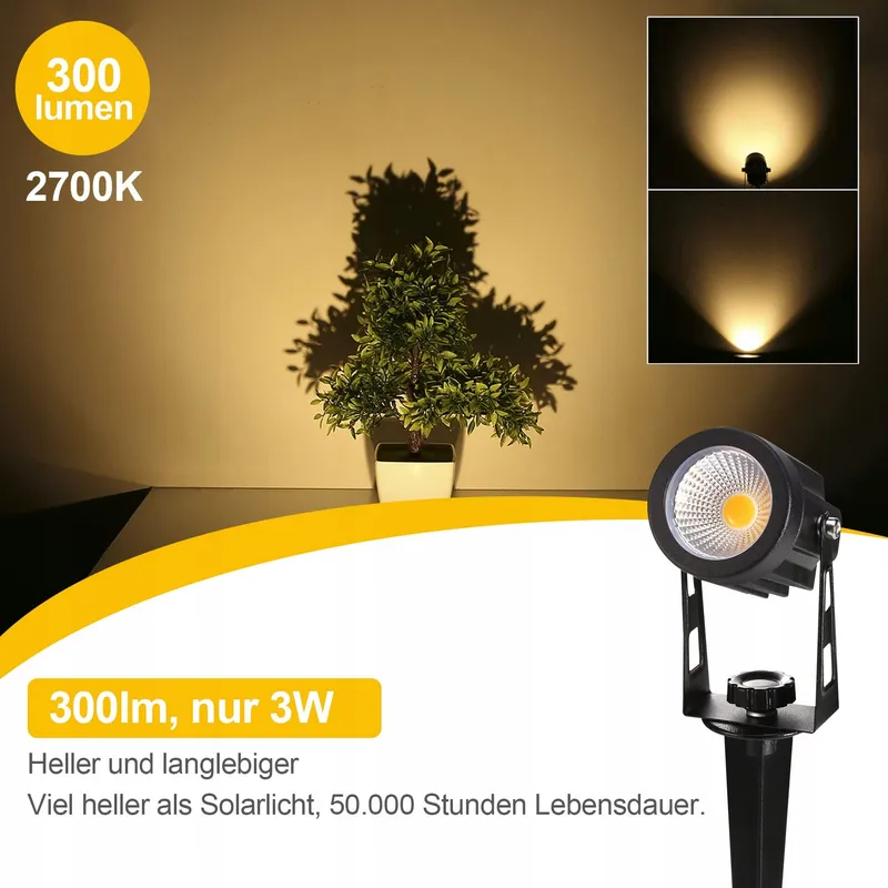 GREENCICK LED Tuinverlichting 6x 1800LM 21m IP65 Waterdicht — foto 3