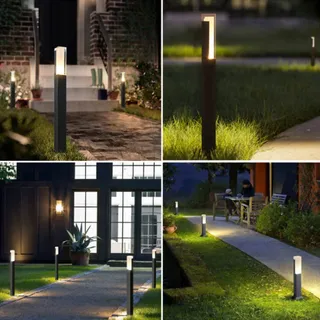 ZTWLEED 2 Stuks LED Tuinlampen 6W Koud Wit IP65 Waterdicht 60cm — miniatuur 7