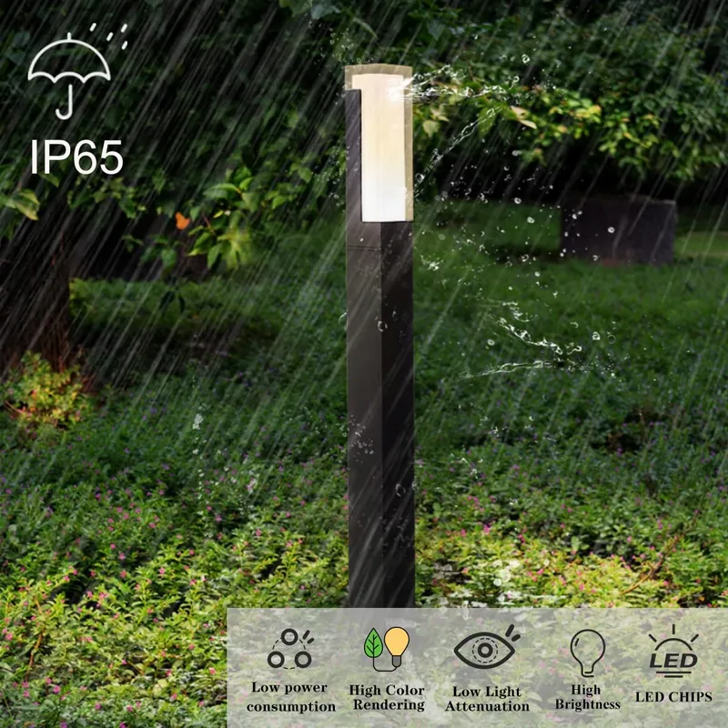 ZTWLEED 2 Stuks LED Tuinlampen 6W Koud Wit IP65 Waterdicht 60cm — foto 3